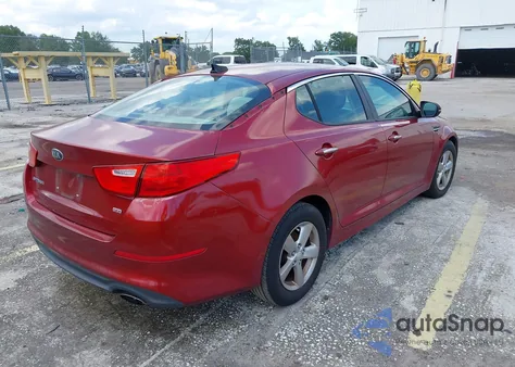 2015 Kia Optima Lx z USA, uszkodzony, nr VIN 5XXGM4A75FG361463